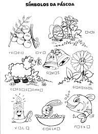 Simbolos Da Pascoa Desenho Sobre A Pascoa Simbolos Da Pascoa Coloridos
