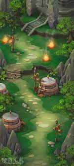 竖版手游场景地图大合集 进入e3d 垣影采集到场景 711图 花瓣游戏 game art environment environment concept art game concept art