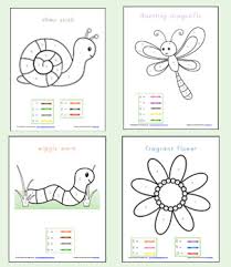 Free printable dot marker coloring pages help children learn more about numbers. Color By Number Preschool Worksheets Mamas Learning Corner