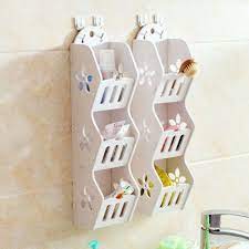 Kitchen storage shelf wall hanging organizer rack. 3 Layer Rack Organizer Wall Hanging Organizer Plastic Cabinet Bathroom Organizer Rack Kitchen Shopee Philippines