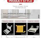 Bathroom Handicap Lift-up Nylon Shower Seat Supplier ...