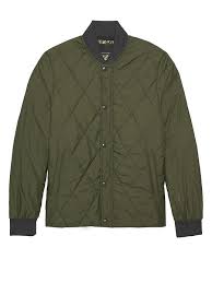 Banana Republic Mens Water Resistant Quilted Bomber Jacket Olive Looking For Handbag Deals To Match Your St Quilted Bomber Bomber Jacket Quilted Bomber Jacket