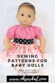 Bitty Baby Doll Clothes Patterns Easy Sewing Patterns For Baby Dolls Dolls Clothes Diy Doll Clothes Easy Sewing Patterns