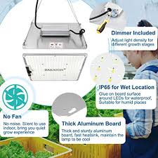 The newer smd led technology is proven to have a 30% greater yield than older led models. Dakason Ks 1000 Led Grow Light Up Graded Full Spectrum Led Grow Lights For Indoor Plants Seeding Veg And Flower Dimmable Grow Light With Uv Ir For All Stage Pricepulse