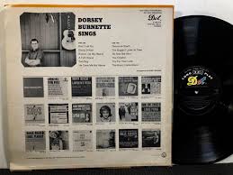 DORSEY BURNETTE Sings LP DOT DLP 3456 MONO DG 1963