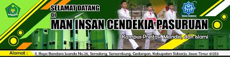 Sekolah ini merupakan sekolah berbasis pesantren, terintegrasi dengan pesantren ar raudhah. Kegiatan Man Insan Cendekia Pasuruan