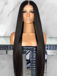How to wash synthetic hair pieces? Center Parting Capless Straight Long Synthetic Wig Types Of Hair Braids Wig Hairstyles Frontal Hairstyles