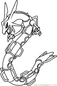 Pokemon coloring pages will help your child focus on details while feeling comfortable and at ease. Rayquaza Pokemon Coloring Page For Kids Free Pokemon Printable Coloring Pages Online For Kids Coloringpages101 Com Coloring Pages For Kids