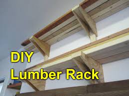 Garage Lumber Rack Easy Cheap Diy Project Wood Storage Rack Lumber Rack Lumber Storage Rack