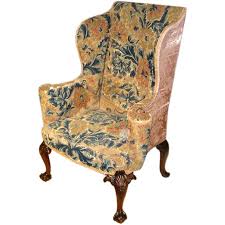 Mahogany antique dining, desk or occasional chair with arms, swan carving #33291. My New Chair Well After It Is Reupholstered Wingback Chair 18th Century Chairs Vintage Wingback Chair