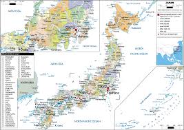 Japan map by googlemaps engine: Japan Map Physical Worldometer