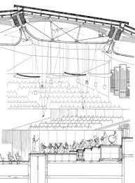 Renzo Piano Building Workshop Projects By Type Parco Della Musica Auditorium Mimari Cizimler Mimari Detaylar Tiyatrolar
