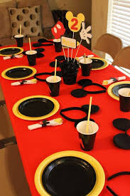 Mickey Mouse Birthday Party Ideas For 2 Year Old Boy Mickey Mouse Birthday Party Ideas Photo 2 Of 14 Mickey Mouse Parties Fiesta Mickey Mouse Mickey 1st Birthdays