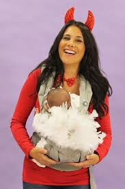Your Baby Might Not Always Act Like An Angel But She Can Certainly Look The Part Cute Baby Halloween Costumes Baby Halloween Costumes First Halloween Costumes