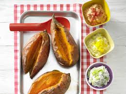 Ofenkartoffeln Mit Bunten Dips Rezept Ofenkartoffel Rezepte Gesunde Rezepte