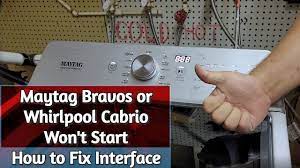 Maybe you would like to learn more about one of these? Maytag Bravos Xl Washer Won T Start How To Check And Refurbish Interface Youtube