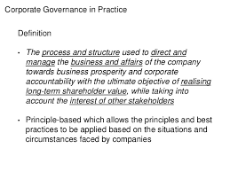 The idea of corporate governance increased further force after the sudden crash of enron, xerox, lehman brothers and the emergency of satyam. The Journey Of Corporate Governance In Malaysia So Far