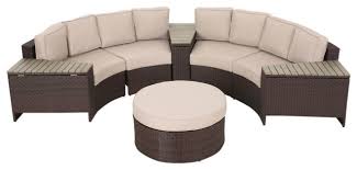 We did not find results for: In Stock Mia Outdoor 4 Seater Wicker Curved Sectional Set With Wedge Tables Tropical Outdoor Lounge Sets By Gdfstudio Houzz