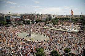River no tiene frescura para romper líneas. Directo Concentracion En La Plaza De Colon De Madrid Contra Los Indultos Del Proces