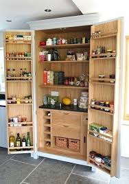 Freestanding Pantry Cabinet I Like The Storage On The Doors And The Little Countertop For P Muebles Para Despensa Diseno De Despensa Diseno Muebles De Cocina