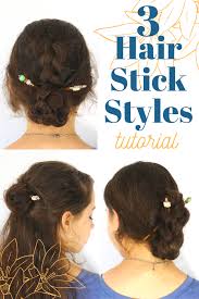 Easy Hair Stick Styles Hair Sticks Box Braids Hairstyles For Black Women Braided Updo