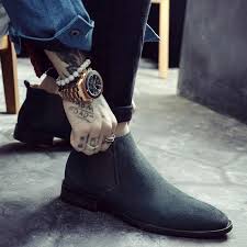 Our men's boots include our essential suede chelsea boots, casual sneaker boots and modern leather boots. Chelsea Boots Men Suede Leather Decent Men Fashion Boots Original Male Short Casual Shoes British Style Winter Spring Boot Sm 08 Chelsea Boots Aliexpress