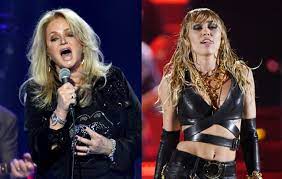 The official facebook page for bonnie tyler. Bonnie Tyler Wants To Duet With Miley Cyrus Following It S A Heartache Cover