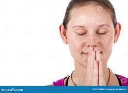 Woman Praying Hoping Best Stock Photos