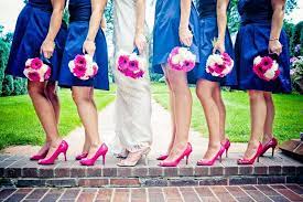 Album 4 Gallery 6 Inspiration Gallery Stellar Events Pink Wedding Decorations Hot Pink Weddings Bridesmaid