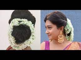 Easy Gajra Bun Updos Latest Haistyle For Diwali Wedding Beautybook Youtube Low Bun Hairstyles Tutorial Hair Bun Tutorial Short Hair Bun