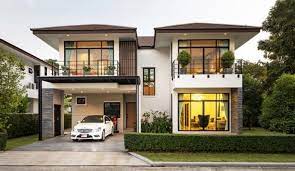 We all start from a picture or a design that we like and then we work, we save and find a way to make them come true. Double Story Beautiful Story House Plan 235 Square Meters Of Usable Range Myhomemyzone Com Double Story House House Outside Design Bungalow House Design