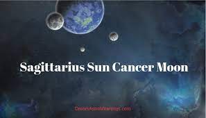Moon rules the brain, stomach, glands, breasts, left eye in males, right eye in females, bowel, thymus gland, menstrual cycle, depression, obesity, headache, posture. Sagittarius Sun Cancer Moon Personality Compatibility