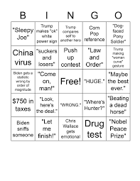 Follow Tonight S Debate With The Babylon Bee S Handy Bingo Cards The Babylon Bee