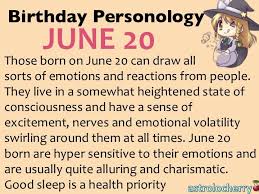 Major sports events on june 20, 2020. 24 June Personology Ideas Birthday Personality Numerology Gemini