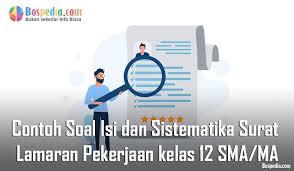 Check spelling or type a new query. Lengkap Contoh Soal Isi Dan Sistematika Surat Lamaran Pekerjaan Kelas 12 Sma Ma Bospedia