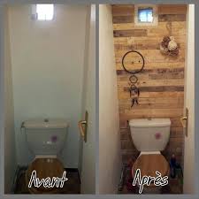 Amenagement De Nos Wc Bois De Palette Wc Suspendu Deco Wc Habillage Wc Suspendu
