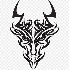 Tribal Dragon Head Tattoos Dragon Head Tr Tribal Dragon Head Tattoos Designs Png Image With Transparent Background Png Free Png Images Dragon Head Tattoo Compass Tattoo Design Tribal Dragon Tattoo