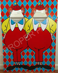 Alice in Wonderland Tweedle Dee Tweedle Dum Character Cutout Tweedle Dee  Prop Alice in Wonderland Prop Wonderland Party Photo - Etsy