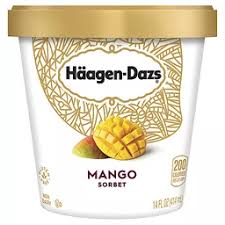 Instead, we start with core ingredients . Haagen Dazs Sorbet Mango 14 Fl Oz Cup Non Dairy Gluten Free Sorbet Sherbert Ices D Agostino