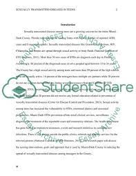 Sexually Transmitted Diseases In Teens Essay Example Topics And Well Written Essays 1250 Words