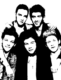 Black And White Harry Styles Silhouette One Direction Pop Art One Direction Drawings One Direction Art Silhouette Art