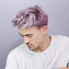 Mauve Metallic Model Forevzwhatevz After Bleach And Tone I Toned All Over With Redken Shades Eq Equal Part Lavender Hair Dye Lilac Hair Mens Hair Colour