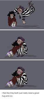 The fourth and final season consisted of 65 episodes. Bitldzhus Ya Chuvstvuyu Chto Oni Oba Nuzhdayutsya Tolko V Horoshih Obyatiyah I Plache Krike In 2020 Beetlejuice Fan Art Musicals Funny Beetlejuice