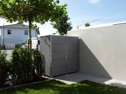 Mulltonnenbox Mullbox Aus Metall Oder Edelstahl Garten Q Gmbh Mulltonnenbox Mulltonnen Box Mulltonnenhaus