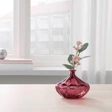 Vanligen Vase Dark Red Ikea Dekorative Vasen Vase Ikea