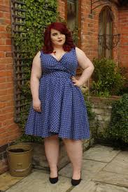 BBW Couture Blue Polka Dot 1950s Vintage Party Dress | She Might Be Loved |  Bloglovin