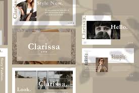 Download Clarissa Powerpoint Template In Presentation Templates On Yellow Images Creative Store PSD Mockup Templates