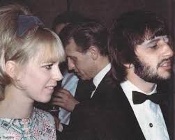 September 1963, Ringo and Maureen photograph themselves in the mirror of  their hotel room in Athens, Greece. Original photo"