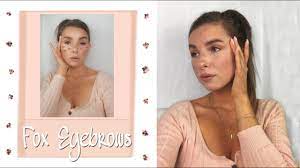 Fox eyes are all the rage right now in the beauty space and it's no secret as to why. Ich Mache Mir Fox Eyes Eyebrows Lifting Youtube