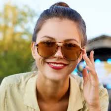 Loes Pink & Gold Cat Eye Eyeglasses